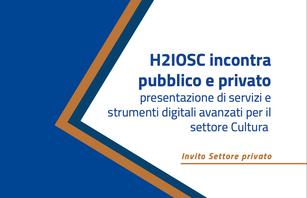 H2IOSC incontra pubblico e privato