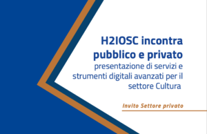 H2IOSC incontra pubblico e privato